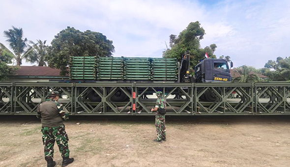 Progetto del ponte Bailey - Indonesia